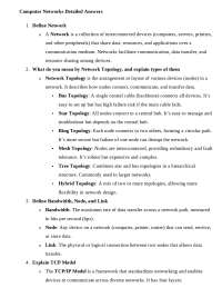 Network Fundamentals: A Comprehensive Guide to Network Concepts and Protocols