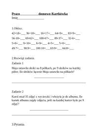 Kartkówka z matematyki