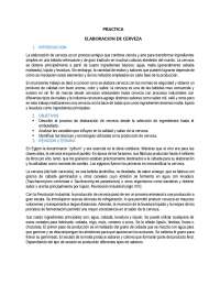 Elaboración de Cerveza Artesanal: Un Proceso de Ciencia y Arte