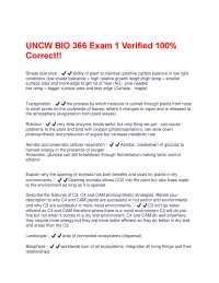 BIO 366 Exam 1 Study Guide: Ecology and Environmental Science