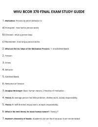 Motivation, Conflict Management, and Team Dynamics: A Comprehensive Overview