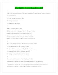 Git and GitHub Overview Exam Review: Essential Concepts for Version Control