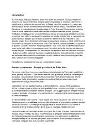 Gargantua chapitre 27 analyse linéaire