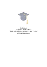 Paniere PROGETTO DI STRUTTURE INGEGNERIA CIVILE E AMBIENTALE (D.M. 27004) Docente Comodini