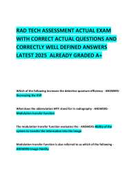 Radiographic Imaging: Principles and Techniques - Questions and Answers