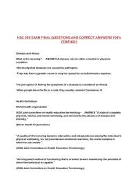 HSC 300 EXAM FINAL QUESTIONS AND CORRECT ANSWERS 100% VERIFIED!!