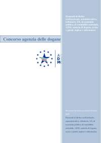 Riassunto del Concorso "agenzia delle dogane e monopoli" 2025