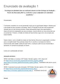 Atividades UVA EAD AVA1 AVA2 UNIJORGE