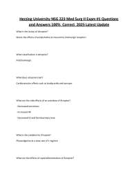 Med Surg II Exam #1: Cardiovascular Drugs