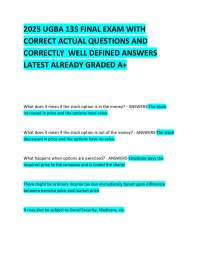 UGBA 135 Final Exam: Finance and Personal Finance Concepts
