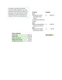 Ejercicio de contabilidad