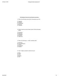 Histology formative assessment 3-Medicine