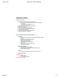 Infection Control - Medicine IMMS Notes