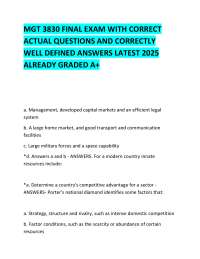 MGT 3830 Final Exam: Management, Industry Life Cycle, and Public Sector Organizations