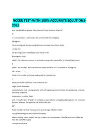 NCCER Electrical Exam Practice Questions and Answers