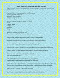 HLSC 2410 Exam 2: Gastrointestinal System Anatomy and Procedures