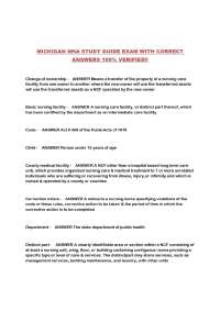MICHIGAN NHA STUDY GUIDE EXAM WITH CORRECT ANSWERS 100% VERIFIED!!
