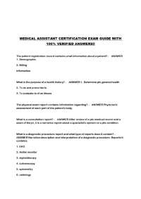 CCI RVS EXAM WITH CORRECT ANSWERS 100% VERIFIED 2025-2026!!