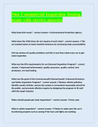 Massachusetts Vehicle Inspection Program: Questions and Answers