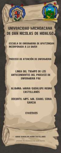 Historia del Proceso de Atención de Enfermería: Línea de Tiempo y Evolución - Prof. Gonzál