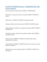 Health Insurance Exam: Simulated Questions and Answers