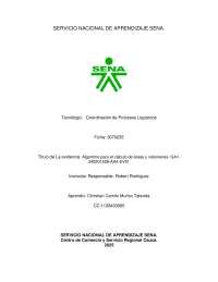 Algoritmo para el cálculo de áreas y volúmenes. GA1-240201528-AA4-EV01