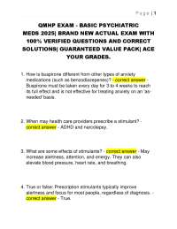QMHP EXAM - BASIC PSYCHIATRIC  MEDS 2025| BRAND NEW ACTUAL EXAM.