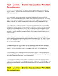 PECT Module 3 Practice Test: Educational Assessment and Evaluation