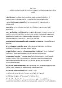 NUTRIZIONE A LIVELLO DEGLI ALIMENTI: TECNOLOGIE DI PRODUZIONE E GESTIONE DELLA QUALITA' -