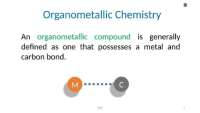 organometallic chemistry and ligand bonding