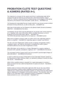 CLETS Test Questions and Answers: A Comprehensive Guide for Law Enforcement Professionals