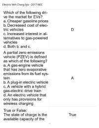 EVITP Modules 1 - 3 Questions and Verified Answers Grade A | Latest 2025 / 2026 Update
