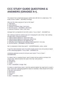 CCC STUDY GUIDE QUESTIONS & ANSWERS (GRADED A+).
