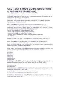 CCC TEST STUDY GUIDE QUESTIONS & ANSWERS (RATED A+).