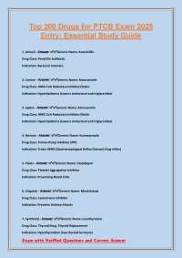 Top 200 Drugs for PTCB Exam 2025 Entry: Essential Study Guide