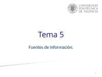 Fuentes de Información: Guía para el Desarrollo de Proyectos