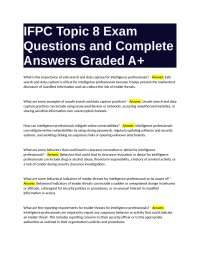 IFPC Topic 8 Exam: Questions and Answers on Safe Search, Data Capture, and Insider Threats