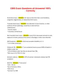 Acute Brain Injury: Definitions, Mechanisms, and Management - Exam Questions and Answers