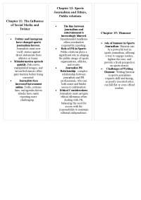Comprehensive Anki Flashcards for Sports Journalism – Key Concepts & Exam Preparation
