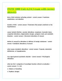 Neurological Function: Key Concepts and Clinical Manifestations