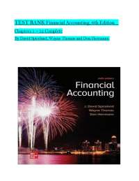 Financial Accounting Test Bank: Chapters 1-12