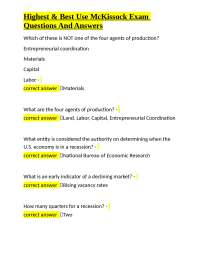 Highest & Best Use McKissock Exam Questions And Answers