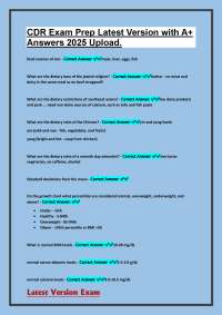 CDR Exam Prep: Nutrition and Dietary Guidelines