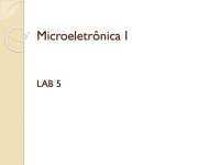 Projeto de Controlador de Porta de Garagem: Microeletrônica I - LAB 5
