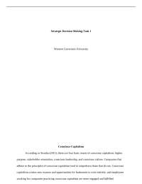 Strategic Decision Making-Task 1Western Governors University