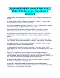 Jeppesen End of Course Exam Prep: Aviation Safety and Regulations