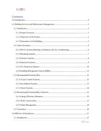 CMA5002 Maintenance of Buildings and Services
