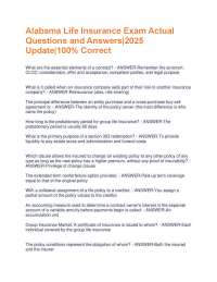 Alabama Life Insurance Exam: Questions and Answers