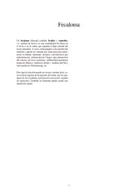 fecaloma o impactacion fecal
