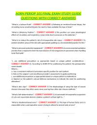 AORN PERIOP 101 FINAL EXAM STUDY GUIDE